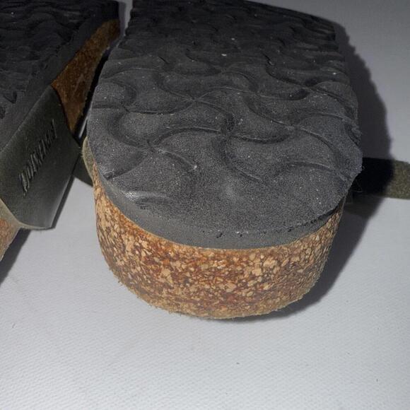 BIRKENSTOCK Gizeh Green Metallic Gorpcore Boho Thong Sandals Size 40 - Picture 8 of 15